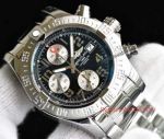 Fake Breitling Avenger ii Seawolf 43mm Watch-Stainless Steel Black Dial 